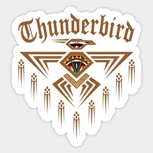 Thunderbird Brown Sticker